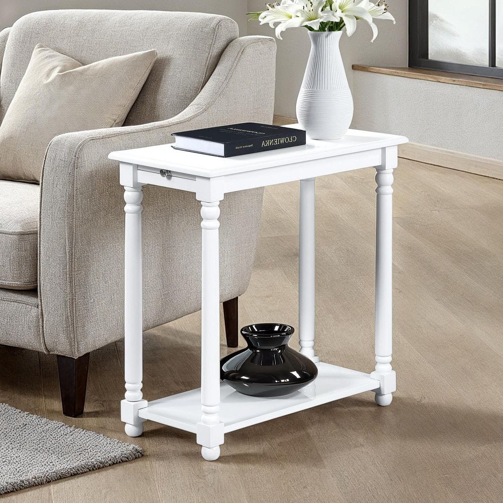 French Country Mahogany End Table - thumbnail 9