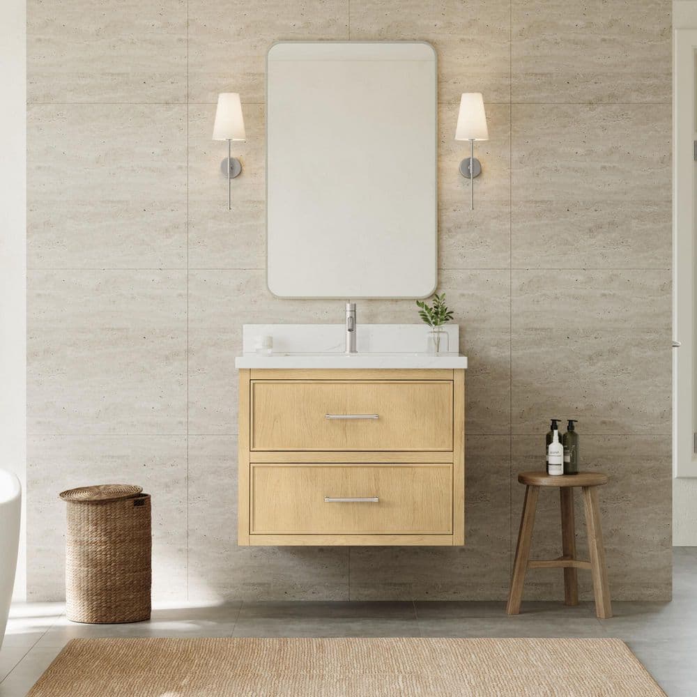 Wyndham Collection Isola WM 30 in. Single Wall-Mounted