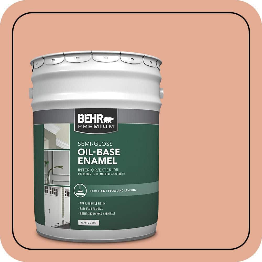 5 gal. #M200-4 Coral Cloud Oil-Base Semi-Gloss Enamel Interior/Exterior Paint product image for price tracking