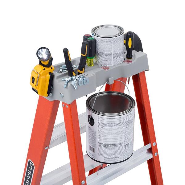 Louisville Ladder 6 ' Fiberglass Step, 10' Reach, 225-lb, Load Capacity,  W-3217-06 - AliExpress