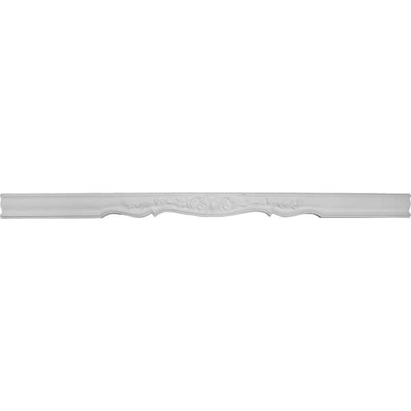 Ekena Millwork 1-3/4 in. x 5-7/8 in. x 94-1/2 in. Polyurethane Ashford Traditional Casing Facia