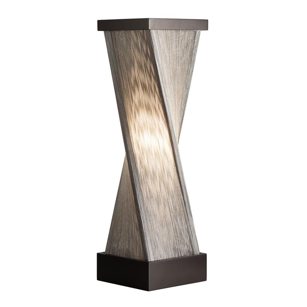 24 in. Silver Torque Accent Table Lamp price history on PriceWatchPro