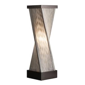 24 in. Silver Torque Accent Table Lamp