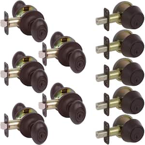 Carlyle Oil Rubbed Bronze Knobs Combo Pack Callan Oil Rubbed Bronze Single Cylinder Deadbolts Combo Pack