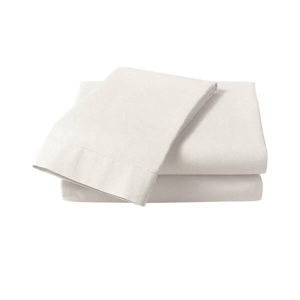 Lavish Home 4-Piece White Solid 1000 Thread Count Cotton Blend Queen Sheet Set