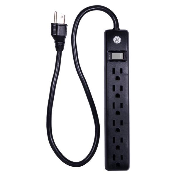 3ft 6 Outlet Power Strip GE