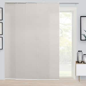 Slate Adjustable Sliding Panel Track Blind with 23 in. Slats up to 86 in. W x 96 in. L