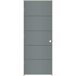 28 in. x 80 in. Right-Hand Solid Core Graphite Composite Single Prehung Interior Door