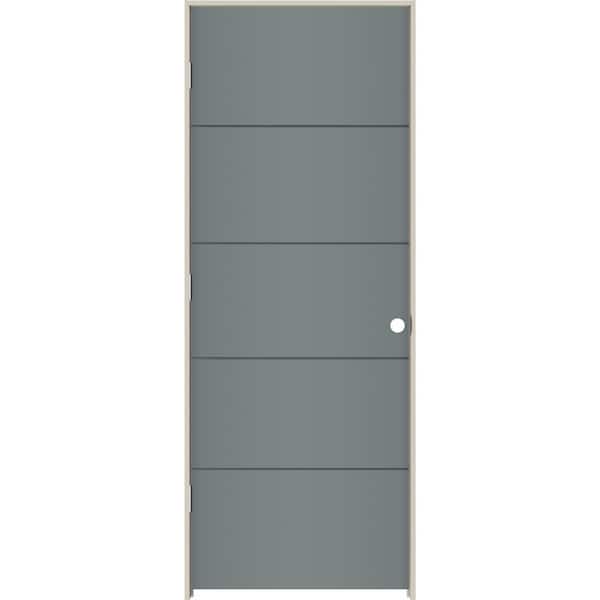 JELD-WEN 32 in. x 80 in. Right-Hand Solid Core Graphite Composite Single Prehung Interior Door