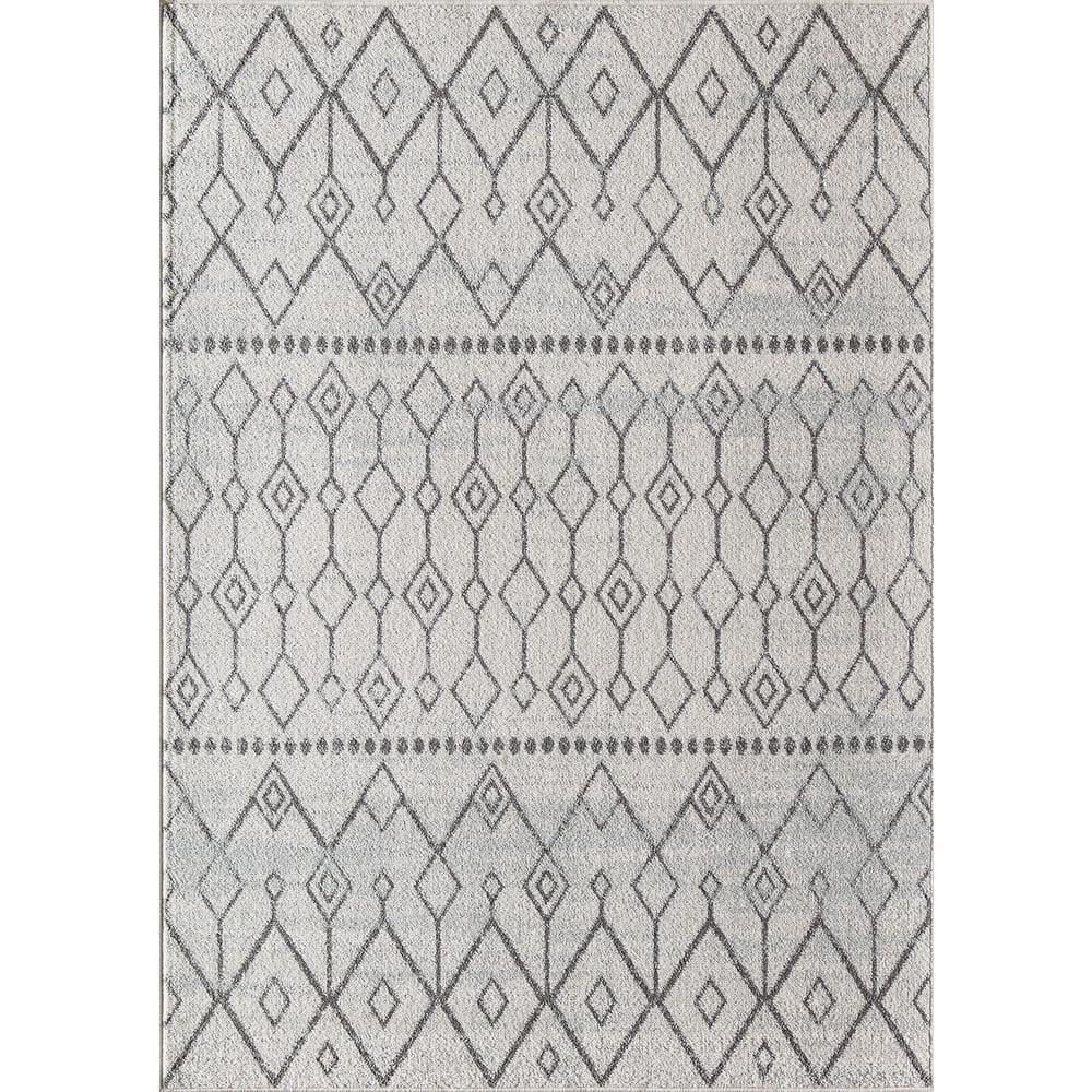 Mason Brooks Knox Linen White White 2 ft. X 8 ft. Area Rug RA32039