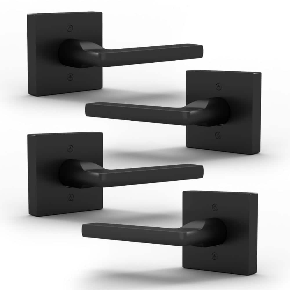 Prime Dummy Door Handles 4 Pack Heavy Duty Black Non-Turning Closet & French Doors - Matte Black price history on PriceWatchPro