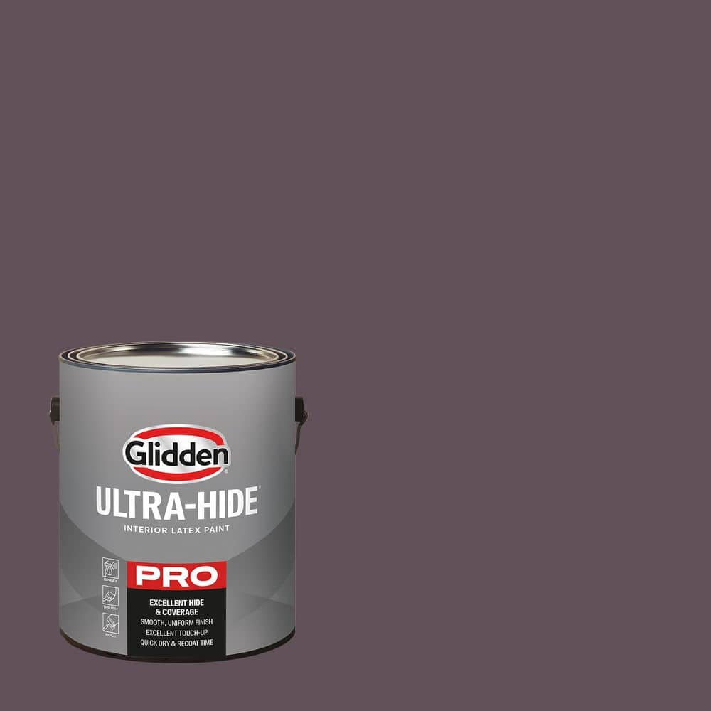 Glidden Ultra-Hide 1 gal. PPG13-18 Pinot Noir Satin Interior Paint ...