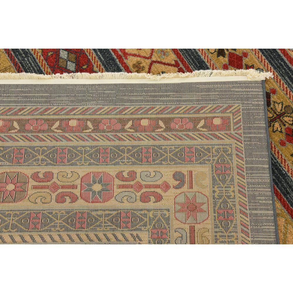 Luxe Lodge High Pile 8'x11' Blue Synthetic Area Rug