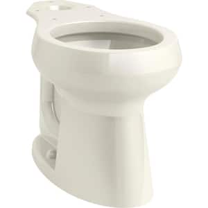 Highline Comfort Height Round-Front Toilet Bowl Only in Biscuit