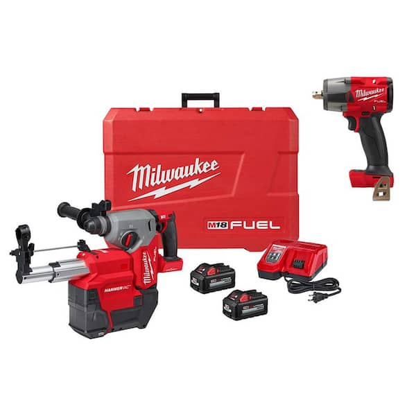 Milwaukee M18 FUEL ONE-KEY 18V Lithium-Ion Brushless Cordless 1 in. SDS ...