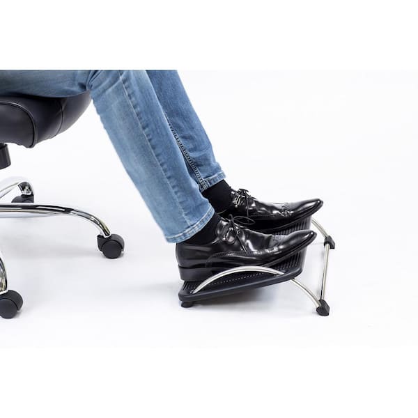 Ergonomic Footrest Leather Accessory to Any Desk. Under Desk Foot