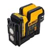 DEWALT Nivel láser máximo de 12 V, láser de línea cruzada, 2 puntos, verde  (DW0822LG)