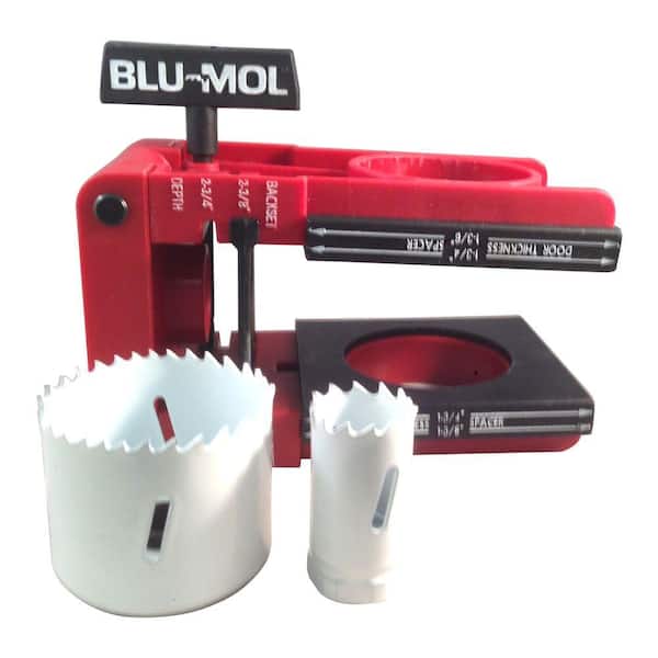BLU-MOL Disston 1 in. x 2-1/8 in. Professional Bi-Metal Lock Installation Kit