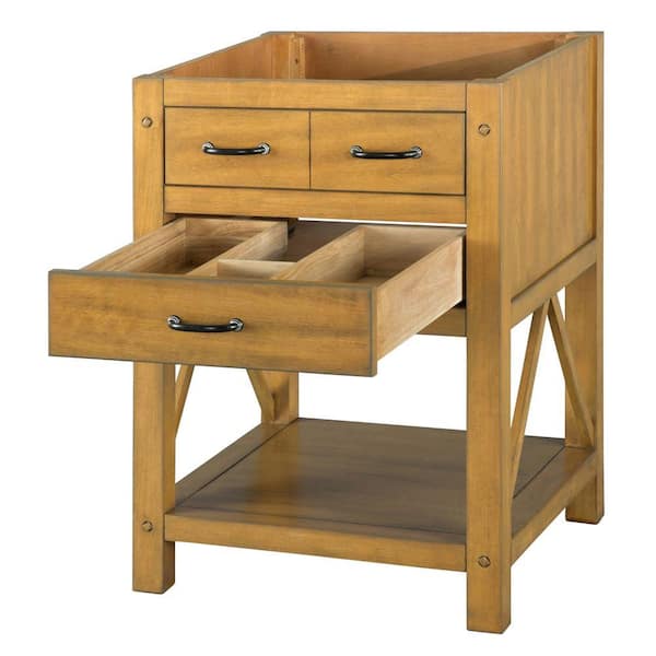 Avondale 24 in. Vanity Cabinet Only in Weathered Pine Avondale 24 in. Vanity Cabinet Only in Weathered Pine