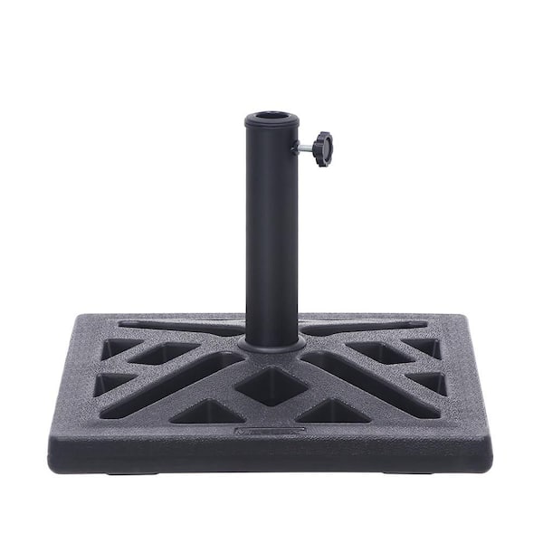 33 lbs. Heavy Duty Patio Umbrella Base in Black