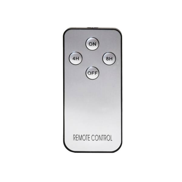 LUMABASE - Battery Operated LED Assorted Resin Pillars with Remote Control (set of 5)