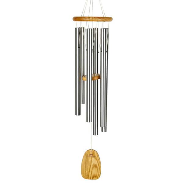 WOODSTOCK CHIMES Signature Collection, Chimes of Partch, 36 in. Silver Wind Chime PWS