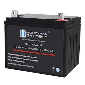 ML-U1-CCAHR-XRP 12V 320CCA Replacement Battery Compatible with Husqvarna YTH1542XP Garden U1R Lawn Mower