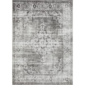 Rhane Allinzie Cream 4 ft. x 6 ft. Oriental Polypropylene Area Rug