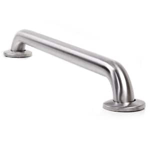 24 in. x 1-1/2 in. Concealed Screw Grab Bar in Brushed Stainless Steel