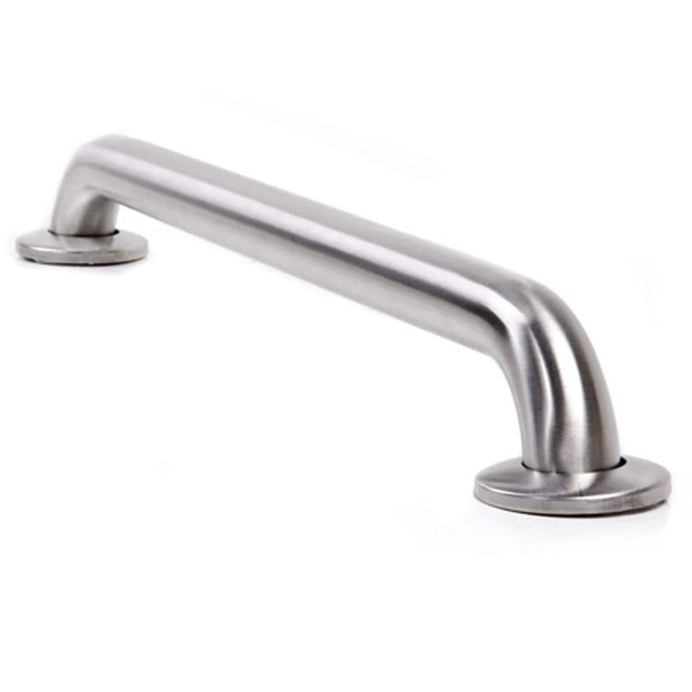 ARISTA 32 in. x 1-1/2 in. Concealed Screw Grab Bar in Brushed Stainless Steel -  GB-3250-SS-CS