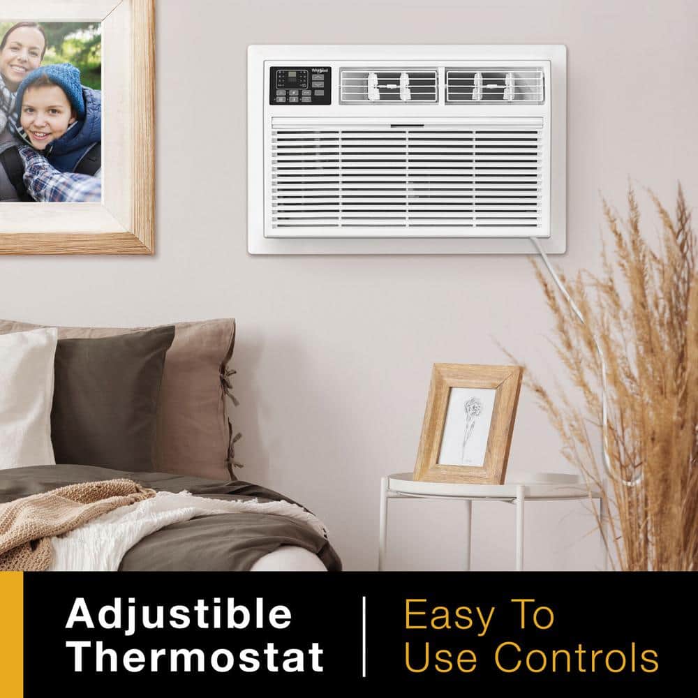 Whirlpool 10,000 BTU White Wall Air Conditioner with Remote