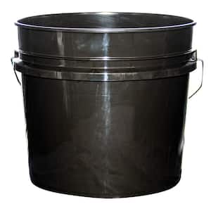 Bucket Companion 5 gal. Black Paint Bucket Lid LD5GRLBK006 - The Home Depot