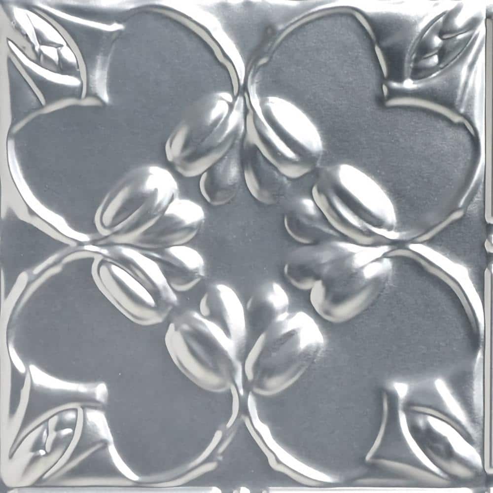 Take Home Sample - Lilac Lacquered Steel 1 ft. x 1 ft. Decorative Tin Style Lay-in Ceiling Tile (1 sq. ft./case) price history on PriceWatchPro