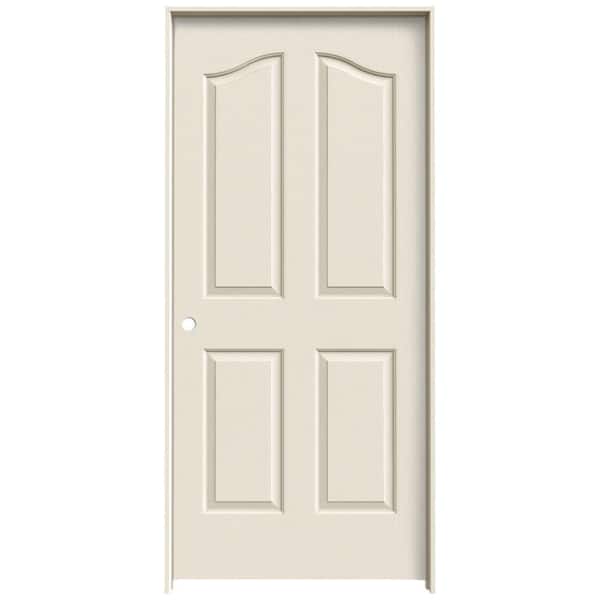 JELD-WEN 36 in. x 80 in. Provincial Primed Right-Hand Smooth Molded Composite Single Prehung Interior Door