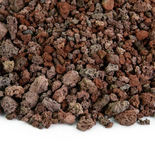 Fire Pit Essentials 10 lbs. Red Lava Rock 3/8 in.