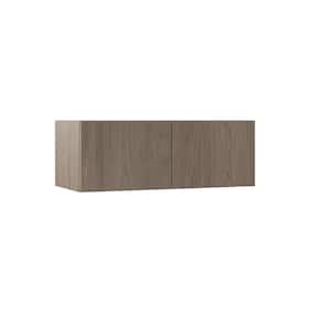 Designer Series Edgeley Assembled 33x12x15 in. Wall Kitchen Cabinet in Driftwood