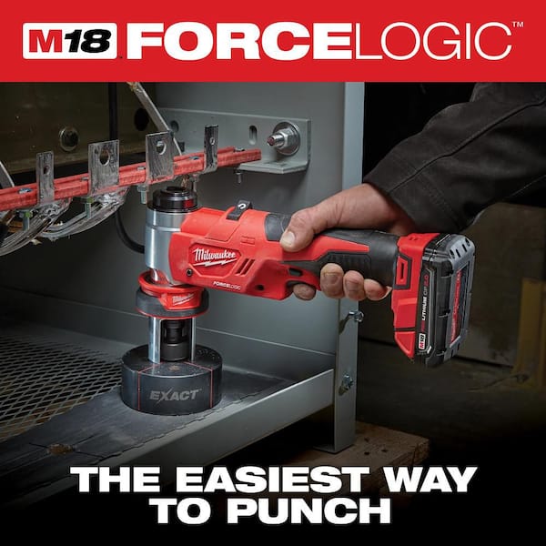 Milwaukee M18 18V Lithium-Ion Cordless FORCE LOGIC 1/2 in.-2 in. 6