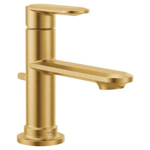 Greenfield Single Handle Single Hole Bathroom Faucet in Brushed Gold