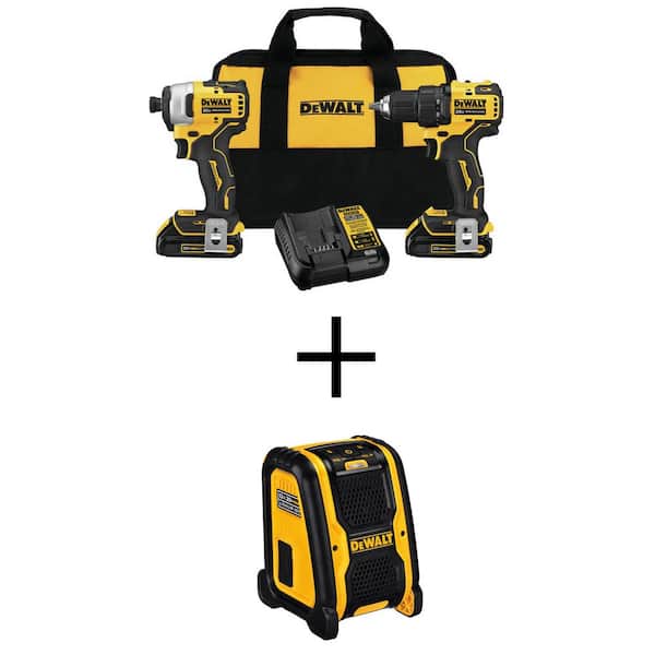 DEWALT ATOMIC 20-Volt MAX Cordless Brushless Compact Drill/Impact Combo Kit  (2-Tool) With (1) Battery DCK278C2WDCB240 The Home Depot