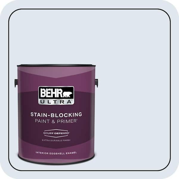 BEHR ULTRA 1 gal. #590C-1 Morning Haze Extra Durable Eggshell Enamel Interior Paint & Primer