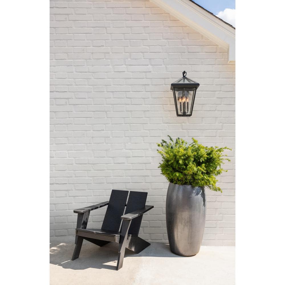 Estate Series Alford 3-Light Outdoor Wall Lantern in Oil Rubbed Bronze