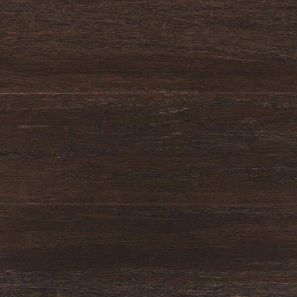 Home Decorators Collection Take Home Sample - Wire Brush Strand Woven Prescott Solid Bamboo Flooring - 5 in. x 7 in.