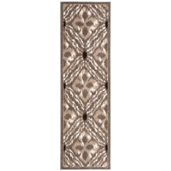 2'2 x 7'3 Nourison Atash Grey Runner Area Rug 2-Feet 2-Inches by 7-Feet 3-Inches 2'2 x 7'3 Nourison Atash Grey Runner Area Rug 2-Feet 2-Inches by 7-Feet 3-Inches