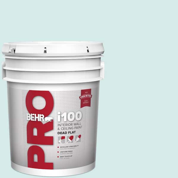 5 gal. #HDC-MD-23 Ice Mist Dead Flat Interior Paint