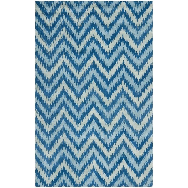 Safavieh Wyndham Blue/Multi 4 ft. x 6 ft. Area Rug