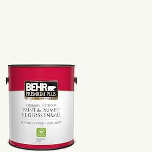 1 gal. Ultra Pure White Hi-Gloss Enamel Interior/Exterior Paint and Primer