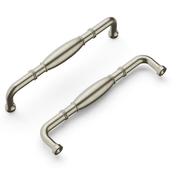 Williamsburg 5-1/16 in. (128 mm) Satin Nickel Drawer Pull (10-Pack)