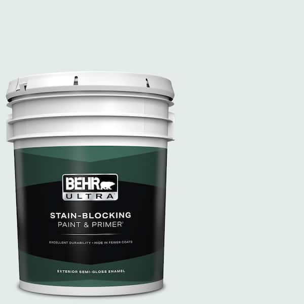 BEHR ULTRA 5 gal. #740E-1 Dream Catcher Semi-Gloss Enamel Exterior Paint & Primer