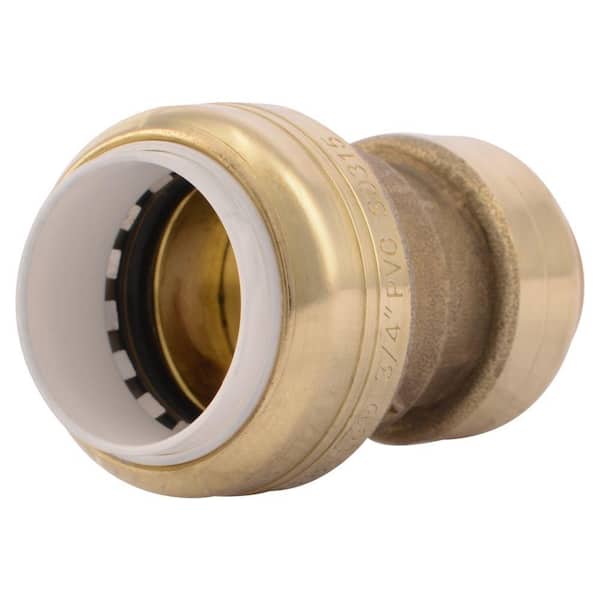 SharkBite 3/4 in. Push-to-Connect PVC IPS x CTS Brass Conversion Coupling Fitting