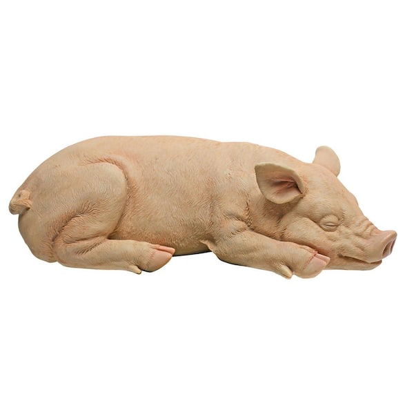 Design Toscano 4 in. H Piggy Garden Sandman Statue